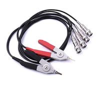 Wire Connectors, A Set 60-70CM LCR Meter Test Leads Clip Terminal Line with with 4 BNC Port/Wire Cable