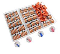 Wire Connectors, CESFONJER 35 Pcs Quick Connection Terminal, Lever Nut Connector Assortment Conductors, Compact Wire Connectors (15 * 2port,10 * 3port,6 * 4port,4 * 5port)