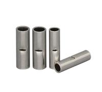 Wire connectors, Copper Connection Crimp Sleeve Ferrule Lug Connector Non-Insulated Tube Butt Terminal(1Piece BN80)(2pieces Bn60)