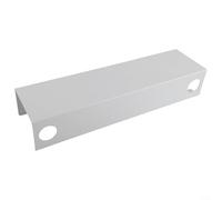 Wire Cord Management Tray Under Desk, Metal Construction Tray with Cable Routing Holes to Keep Workspace Organized and from Cable Tangles, 2 Pack (White)