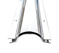 Wire Cover/Channel to Protect ， Stainless Steel Cable Cover Silver 23-76MM Width Pack Of 2,4,6,8,10 For Desk Management(Silver 10 Pack,Width 23MM (8/9IN))