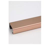 Wire Cover/Channel to Protect， Wall Floor Mounted Metal Cable Raceway Self Adhesive Multicolor Multiple Sizes 100 cm(Rose Gold,80x40mm)