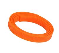 wire cover expandable Braid Sleeving Cable Sheathing Protection, Durability Cord Protector Wire Loom Tubing for DIY 5meters(Orange,10mm)