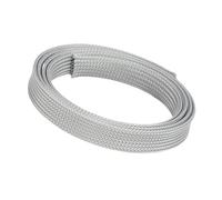 wire cover expandable Braid Sleeving Cable Sheathing Protection, Durability Cord Protector Wire Loom Tubing for DIY 5meters(Grey,40mm)