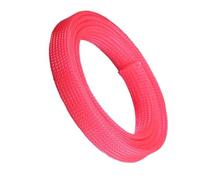 wire cover expandable Braid Sleeving Cable Sheathing Protection, Durability Cord Protector Wire Loom Tubing for DIY 5meters(Bright Pink,8mm)