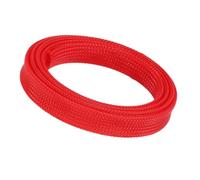 wire cover expandable Braid Sleeving Cable Sheathing Protection, Durability Cord Protector Wire Loom Tubing for DIY 5meters(Red,25mm)