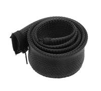 wire covers for cables 1Meter Zipper Cable Sleeve Flexible nylon Wire Management organizer Cord Hider Protection black white gray for USB Power Cord Audio Video Cable(1M-01,35 mm)