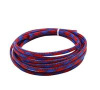 wire covers for cables 2/10Meter PET Black Cable Sleeve 2~40mm Insulated Braided Sleeving Data Line Protection Wire for USB Power Cord Audio Video Cable(Blue Red,16mm,2 meters)