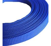 wire covers for cables 2~35mm Braided Expandable Sleeve Cable Wire Wrap Insulated Nylon High Density Tight Sheath Protector Harness 1 meter for USB Power Cord Audio Video Cable(Blue,16mm)