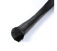 Wire covers for cables,cable organiser, 10m Cable Tidy Sleeve, Nylon Woven Mesh Tube PET Expansion Sleeve Braided Casing, For TV Computer Office Home Theater(20MM)(4MM)