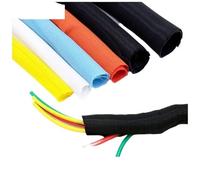 wire covers for cables Cable Sleeve Self Closing PET Expandable Braided Auto Line Management Flexible Pipe Tube Wire Wrap Insulated Protect for USB Power Cord Audio Video Cable(16mm-White)