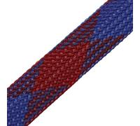 wire covers for cables Expandable Cable Sleeve 2mm ~ 40mm Braided High Density Hardness Insulate Line Protect Wire Wrap Gland Sheath for USB Power Cord Audio Video Cable(Blue Red,16mm)