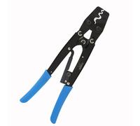 Wire Crimper, Insulated Terminal Crimper, Ratchet Cable Wire Crimping Tool, Professional Ratcheting Crimper Tool for AWG 16-5, 1.25-16 mm² Bare Terminals, Blue