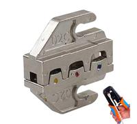 Wire Crimper Jaw, Carbon Steel Replacement Die Wire Clamp Crimp Jaws, Insulated Open Barrel Multifunctional Crimping Die Set for Ferrule Crimpers Cord