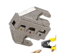 Wire Crimper Jaw, Durable Replaceable Bare Terminal Crimp - Time-Saving Open Barrel Crimping Die Set, Convenient To Operate Multifunctional Crimping Tools Cable Pliers Mold For Home