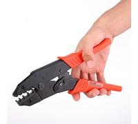 Wire Crimper, Wire Terminal Crimper Wire Crimping Tool with Handle 8 to 2Awg Crimping Capacity 10 to 35Mm Ratcheting Wire Crimper Tool