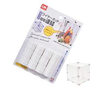 Wire Cube Connectors - Wires Grid Connector, Grid Connectors for Storage Cubes | Best and Ideal for Home Dorm Apartment Bedroom Toy Case Animals Crate Closet Organization Providing Stability