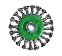 Faithfull FAIWBCT115S Flat Wire Brush 115 x 12 x M14 x 2-0.35mm Stainless Steel Wire