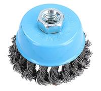 Wire Cup Brush Wheel 3" (75mm) for 4-1/2" (115mm) Angle Grinder Twist Knot TE243