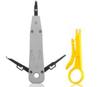 Wire Cutter Knife Telecom Pliers Punch Down Tool Ethernet Krone Tool for RJ45 Socket Cat5/Cat6/Ca7 & Telephone Cable Impact IDC Data Punchdown Tool