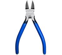 Wire Cutters, 6 inch, KAIHAOWIN Precision Flush Cutters Ultra Sharp Wire Cutters for Crafting Side Cutters Wire Snips Spring Loaded Dikes Wire Cutter for Jewelry Making, Blue with Black Handle