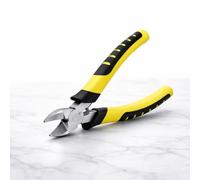 Wire Cutters 6 Inch Plier HeavyDuty - Diagonal Side Cutting Pliers for Professional Electrical Work Compact Cable Snips - Insulated Nonslip Handle - Home Repairs & DIY Craft Multi Purpose