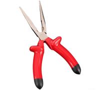 Wire Cutters, Red Black Thick Handle High Voltage Resistant Insulated Manual Cable Cutting Pliers for Electrician Safety Work(6inch A)