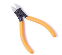 Wire Cutting Pliers Diagonal Side Cutter, 6" Ultra Sharp Clippers for Cuts Wires, Electronics, CR-V Side Cutting nippers, Yellow