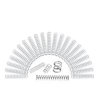 Wire Diameter 0.2mm Stainles Steel Micro Small Compression Spring OD 2mm/2.5mm/3mm/4mm Length 5-50mm 10Pcs(15mm,2.5MM_0.2MM)