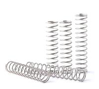 Wire Diameter 0.2mm Stainles Steel Micro Small Compression Spring OD 2mm/2.5mm/3mm/4mm Length 5-50mm 10Pcs(25mm,2mm)