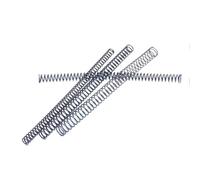 Wire Diameter 2.0mm 65Mn Sprng Steel Long Compress Pressure Spring Y-type Length 150-500mm(300mm (1Pcs),20mm)