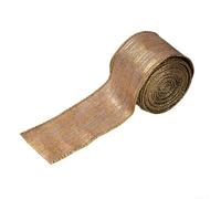 Wire Edge Craft Ribbon 2x200in for Wrapping Wire Edge Craft Ribbon(B) | Burlap texture, wire edge support, 2x200in size, tree wrapping, wreath accent