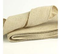 Wire Edged Hessian Ribbon, Natural Burlap Vintage Rustic Farmhouse Craft Ribbon for DIY Gift Wrapping Wreath Floral Arrangement Christmas Holiday Birthday Party Decoration,3Metre (Cream)