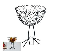 Wire Egg Baskets for Fresh Eggs | Metal Egg Basket,Large Capacity Storage Countertop Fruit Holder for Farmhouse Kids Adults Dining Cookie Easter Kitchen