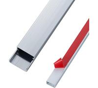 Wire fastener Cable Raceway Metal, Floor Cord/Wall Tv Wires Protection Cover 1m/ 1.5 Meter, Self Adhesive Cable Hider Cables Concealer Management Kit(Style 1,Length 150cm/5FT)