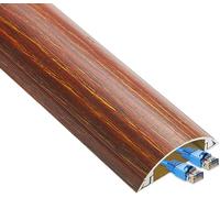 Wire fastener Wire Molding for Floor, Rigid Waterproof Cable Raceway/Wires Hider Cover with Wood Grain, Cord Organizer Management Kit(D,Width 50mm)