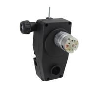 Wire Feed Motor for Welding Soldering, DC 24V 10W Wire Feeder Machine, Adjustable 2-13 m/min Feeding Speed, ABS Roll Wire Feeder for 0.6-1.0mm Wire