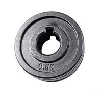 Wire Feeder Roller Guide Wheel 0.6/0.8/.0mm for MIG Welder - Chrome Vanadium Steel, V-Groove & U-Groove for Carbon Steel, Aluminum, Copper(U0.8-.0)