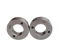 Wire Feeder Roller Wheel for Laser Welding Machine, V/U Groove Drive Roll, Compatible with Yimei and Feimate, Carbon Steel, Stainless Steel and Aluminum Wire Feeding(4pcs) (Yimei 1.0-1.2V)