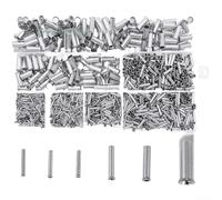 Wire Ferrule Kit, 1950pcs Copper Crimp Terminal Connectors 22-10 AWG, Insulated Cable End Sleeves 0.5-10mm² Assortment Box Set