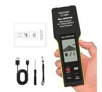 Wire Finder for Walls, Electronic Line Finder Locator with LCD Display and Acoustic Alarm for Metal, Wood, Cable, Live AC Cable, Rebar Steel, Beams, GOLDCHAMP