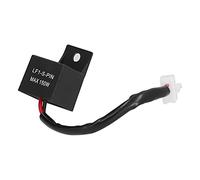 Wire Flashing Relay ABS LED Lights 12V for Industrial Equipment Turn Signal 2-Wire Direct Replacement Fire-Retardant No Load Resistor Needed Extend Service Life