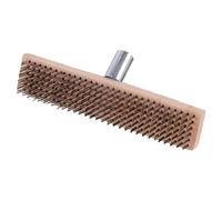 Wire Floor Brush Scratch Brush Leaf Rake Hard Bristles Multifunctional | Sturdy Moss, Algae Removal for Garden Moss, Weeds, Stubborn Stains, Tough Stains, Paving Stones, Patio Walkway Cleaning