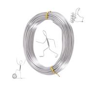 Wire for Crafting,Craft Wire 1mm,35M 18 Gauge Aluminum Crafting Wires for Jewellry Making,Florist Craft DIY Sculptures,Embellishments,Modelling Making (1MM 35M)