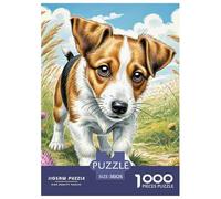 Wire Fox Terrier 1000 Pieces for Adults Jigsaw Puzzles Beautiful Decoration Puzzle Pet Dog Challenging Puzzles Gifts for Men38x26cm/1000pcs