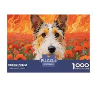 Wire Fox Terrier 1000 Pieces for Adults Jigsaw Puzzles Educational Games Cute Dog Gifts for Men38x26cm/1000pcs