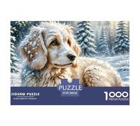 Wire Fox Terrier 1000 Pieces Jigsaw Puzzles Engaging Educational Games Jigsaw Puzzle Home Decoration for Adults & Families 38x26cm/1000pcs