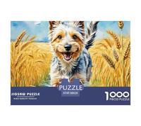 Wire Fox Terrier 1000 Pieces Jigsaw Puzzles Engaging Home Decoration Jigsaw Puzzle Home Decoration for Adults & Families 38x26cm/1000pcs