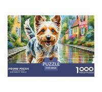 Wire Fox Terrier 1000 Pieces Jigsaw Puzzles Engaging Home Decoration Jigsaw Puzzles Beautiful Decoration for Adults And Kids 38x26cm/1000pcs