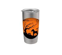 Wire Fox Terrier Halloween Stainless Steel Insulated Tumbler